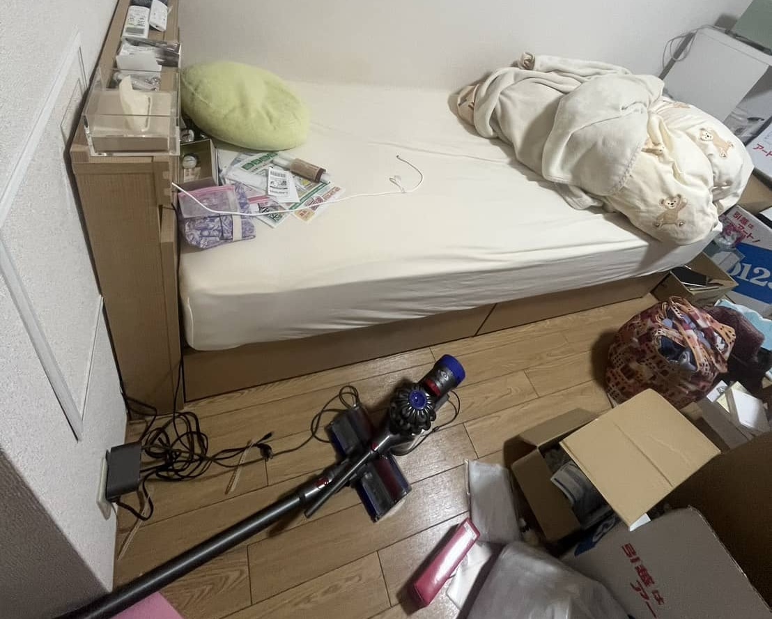 五反田のワンルームから退去前にベッドや生活用品を一括処分