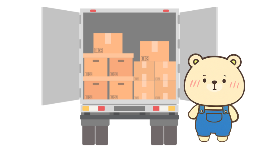 品川区不用品回収センターのスタッフとトラック